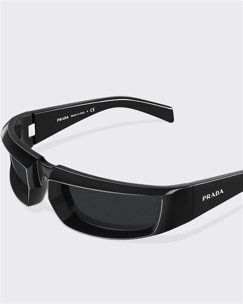 occhiali prada spr 25 r|Slate Gray Lenses Runway Sunglasses .